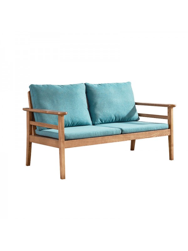 Turquoise -Double- Ash Wood Multifunctional Sofa 